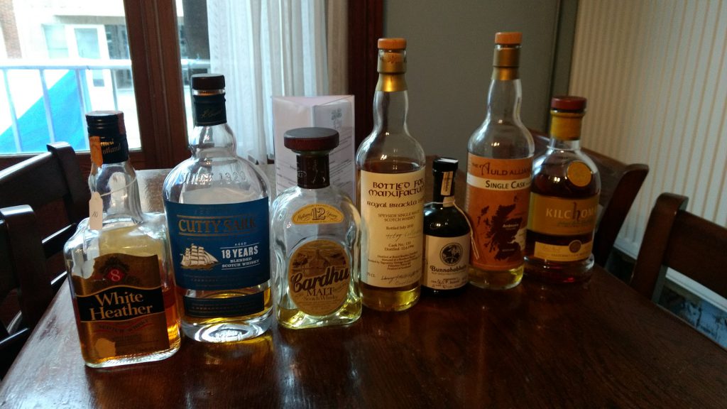 Blind Whisky Tasting - Lineup